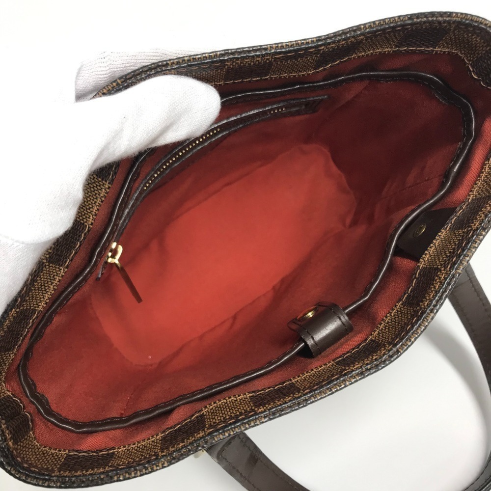 LOUIS VUITTON Authentic Brown Damier Canvas Tote Bag - Picture 9 of 14